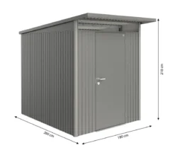 Biohort Gerätehaus AvantGarde® Gr. A2, ca. B180/H218/T260 cm
