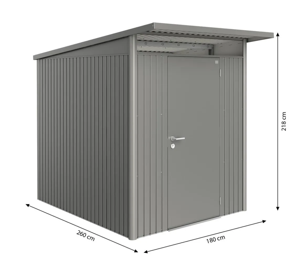 Biohort Gerätehaus AvantGarde® Gr. A2, ca. B180/H218/T260 cm