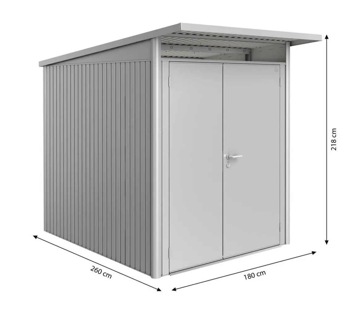 Biohort Gerätehaus AvantGarde® Gr. A2, ca. B180/H218/T260 cm