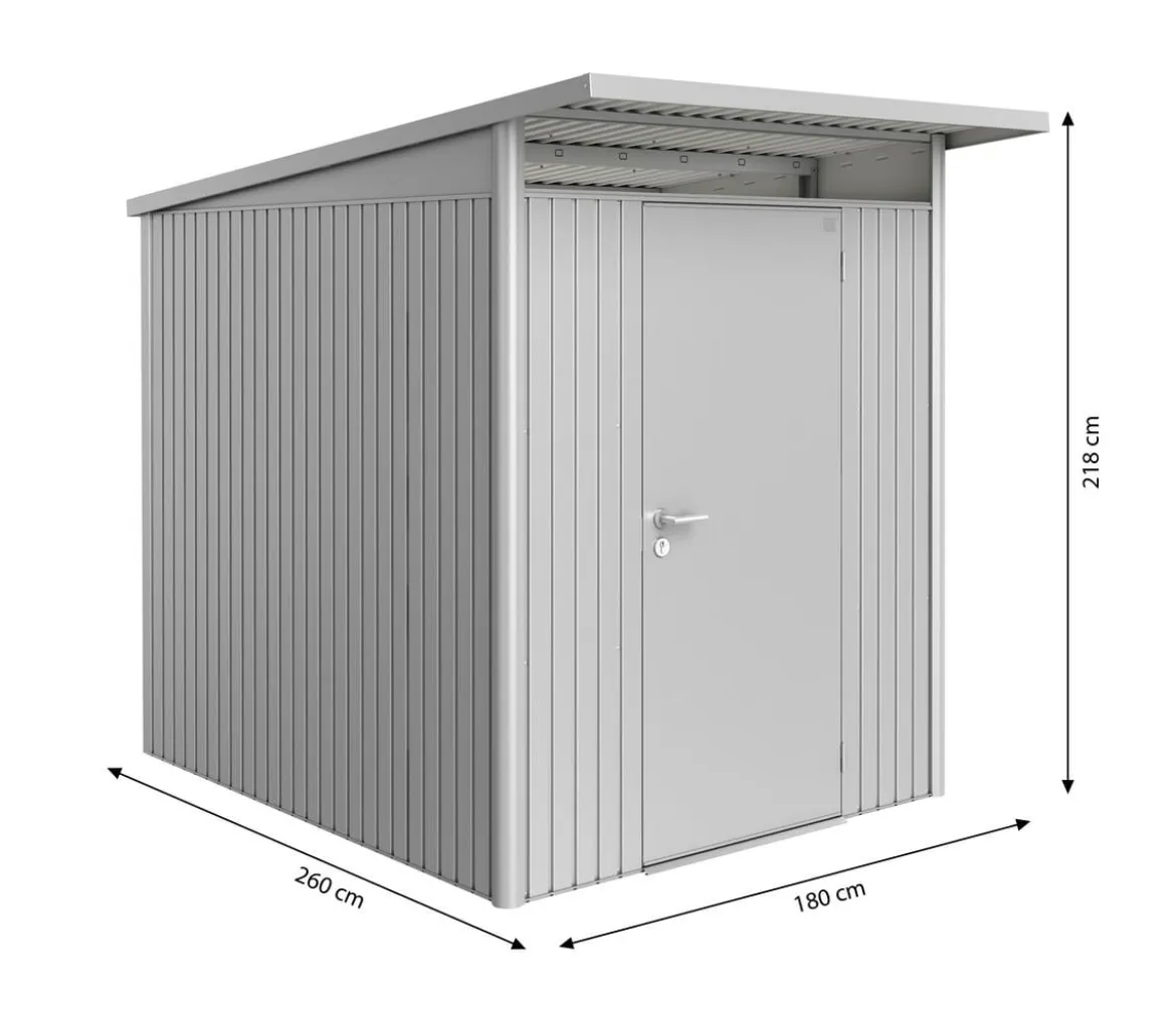 Biohort Gerätehaus AvantGarde® Gr. A2, ca. B180/H218/T260 cm