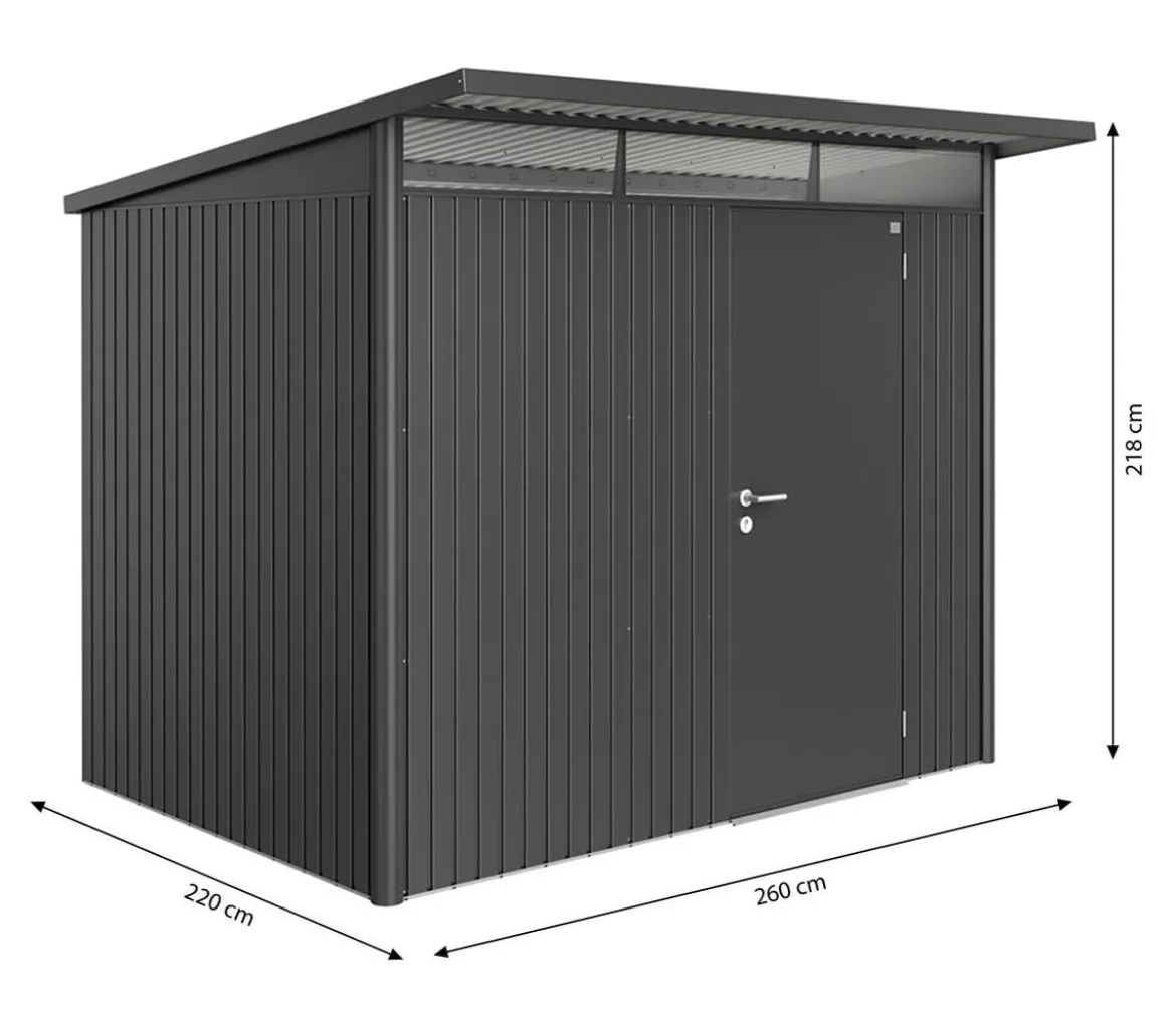Biohort Gerätehaus AvantGarde® A5, ca. B260/H218/T220 cm
