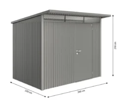 Biohort Gerätehaus AvantGarde® A5, ca. B260/H218/T220 cm