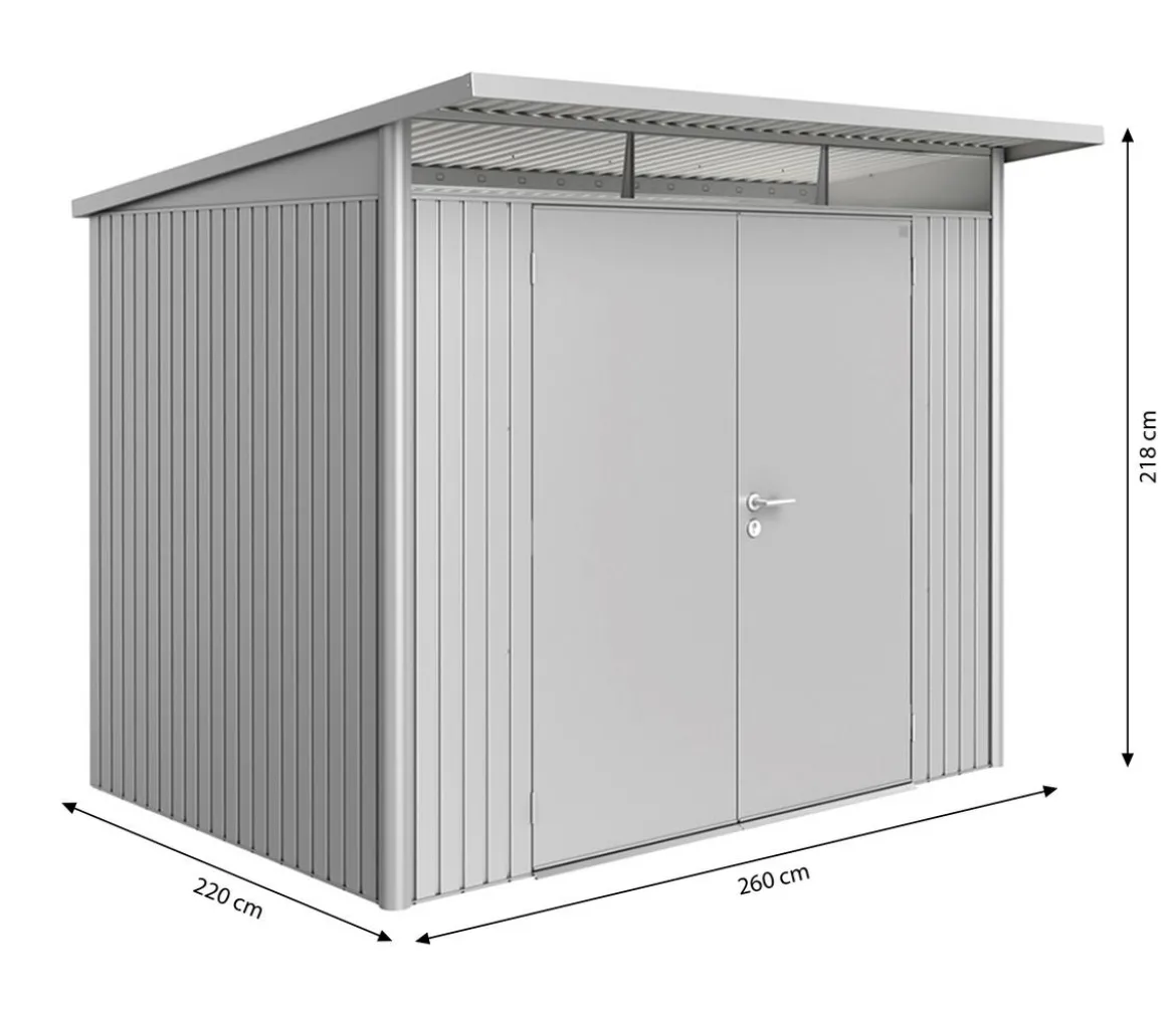 Biohort Gerätehaus AvantGarde® A5, ca. B260/H218/T220 cm