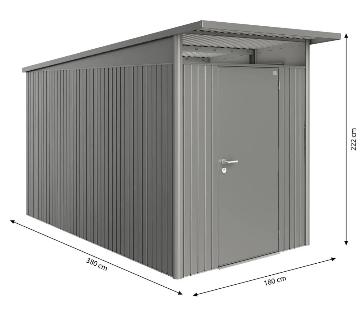 Biohort Gerätehaus AvantGarde® Gr. A4, ca. B180/H222/T380 cm