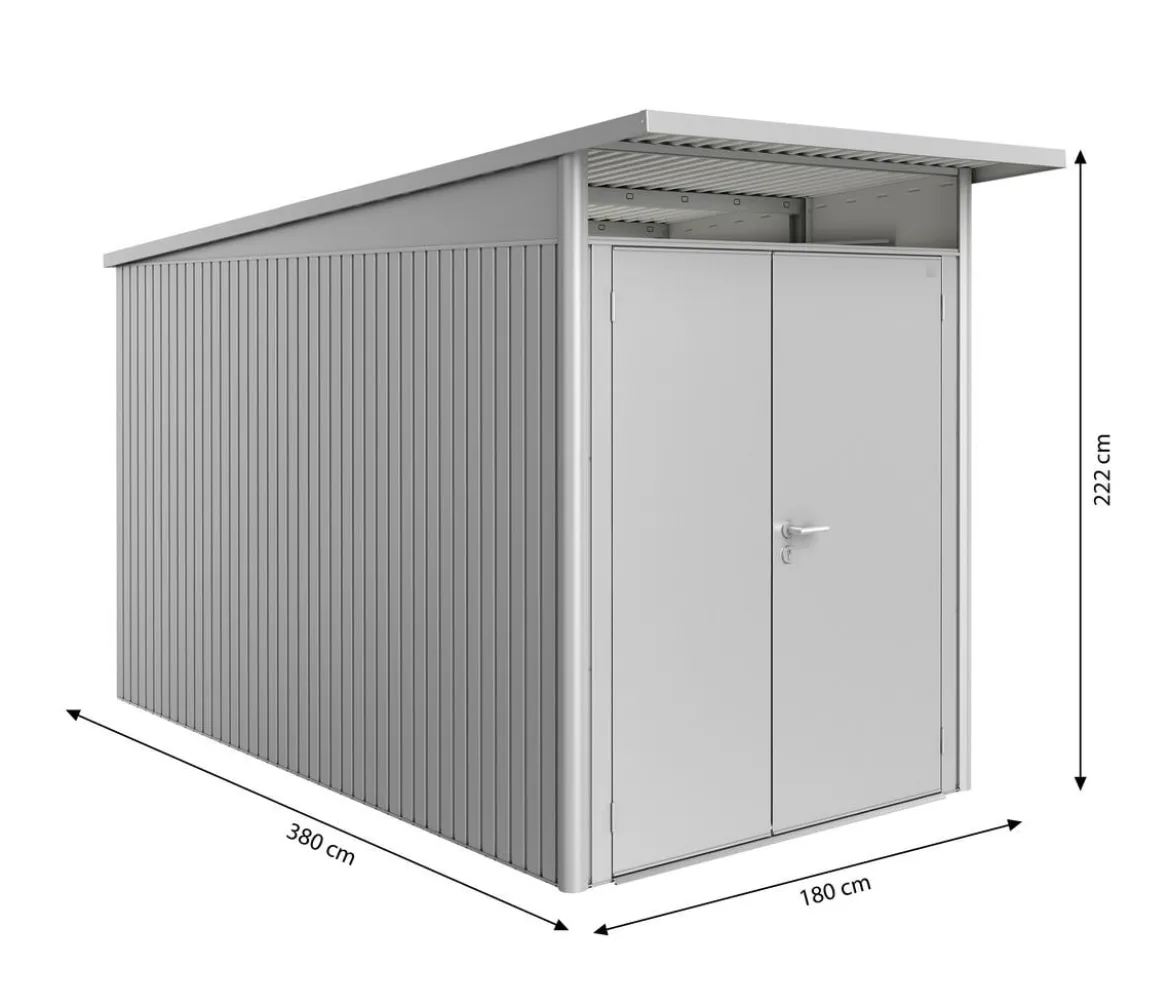 Biohort Gerätehaus AvantGarde® Gr. A4, ca. B180/H222/T380 cm