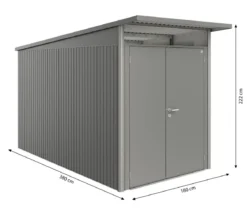 Biohort Gerätehaus AvantGarde® Gr. A4, ca. B180/H222/T380 cm