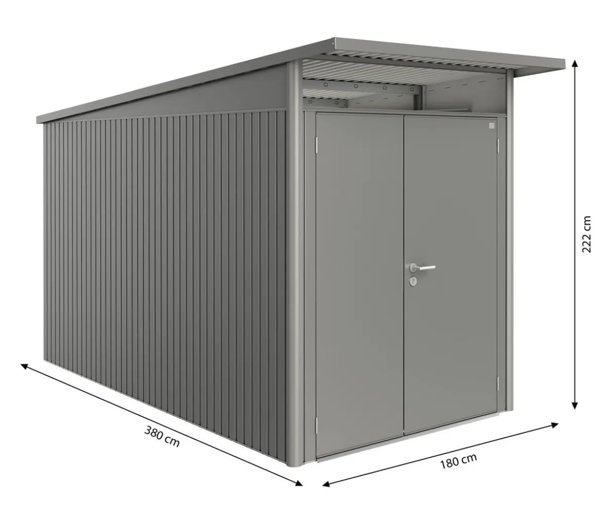 Biohort Gerätehaus AvantGarde® Gr. A4, ca. B180/H222/T380 cm