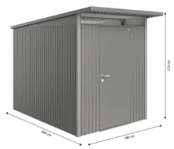 Biohort Gerätehaus AvantGarde® Gr. A3, ca. B180/H218/T300 cm