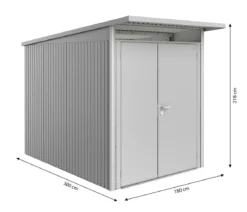 Biohort Gerätehaus AvantGarde® Gr. A3, ca. B180/H218/T300 cm