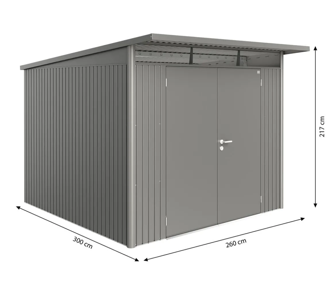 Biohort Gerätehaus AvantGarde® A7, ca. B260/H217/T300 cm