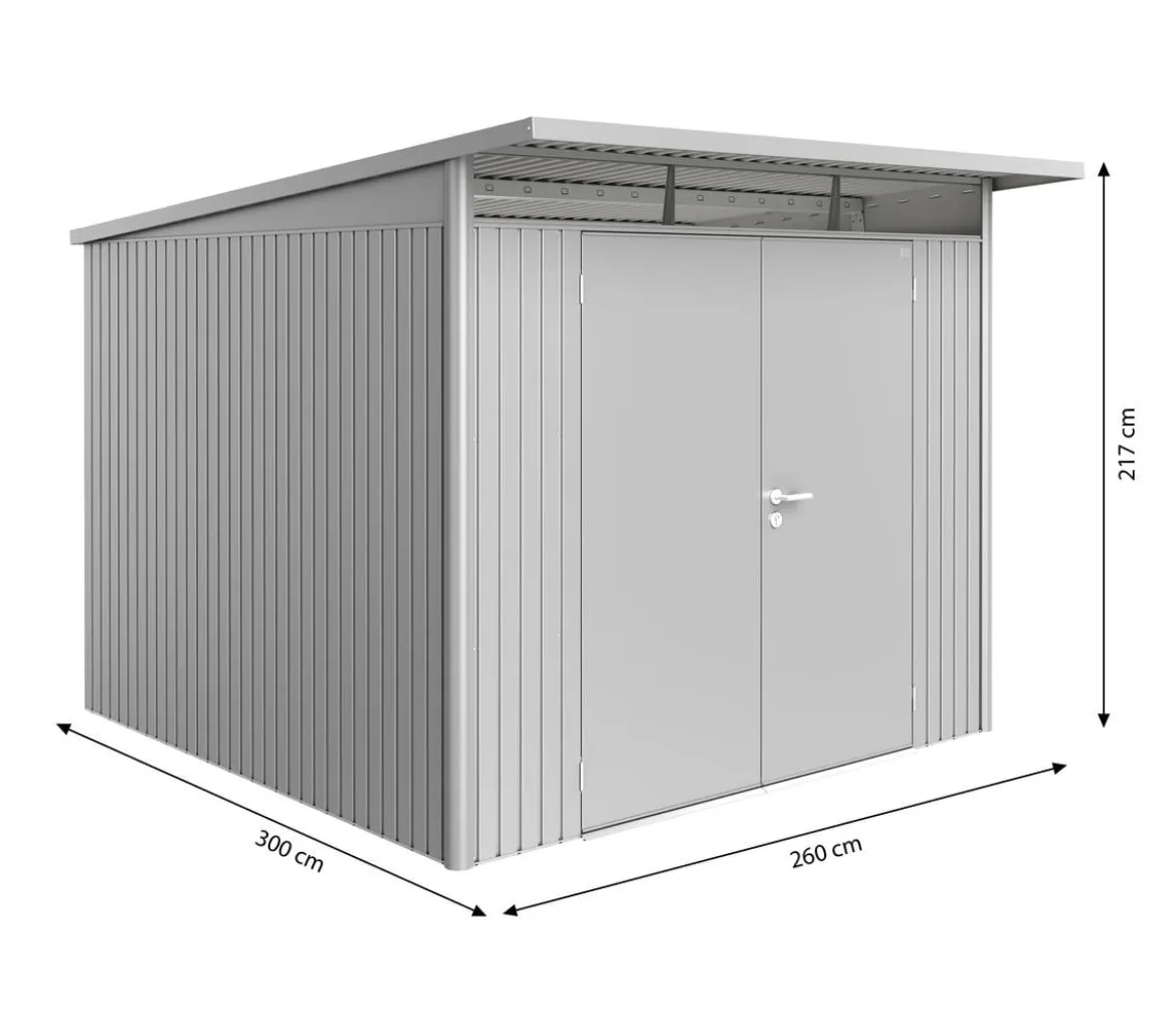 Biohort Gerätehaus AvantGarde® A7, ca. B260/H217/T300 cm