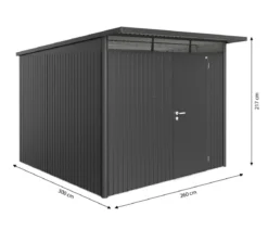 Biohort Gerätehaus AvantGarde® A7, ca. B260/H217/T300 cm