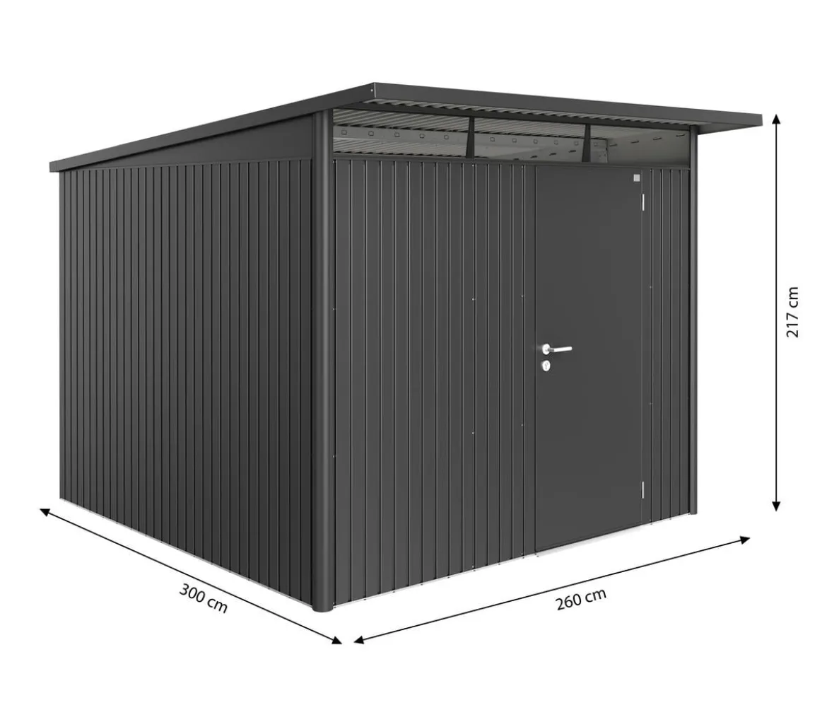 Biohort Gerätehaus AvantGarde® A7, ca. B260/H217/T300 cm