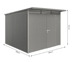 Biohort Gerätehaus AvantGarde® A7, ca. B260/H217/T300 cm