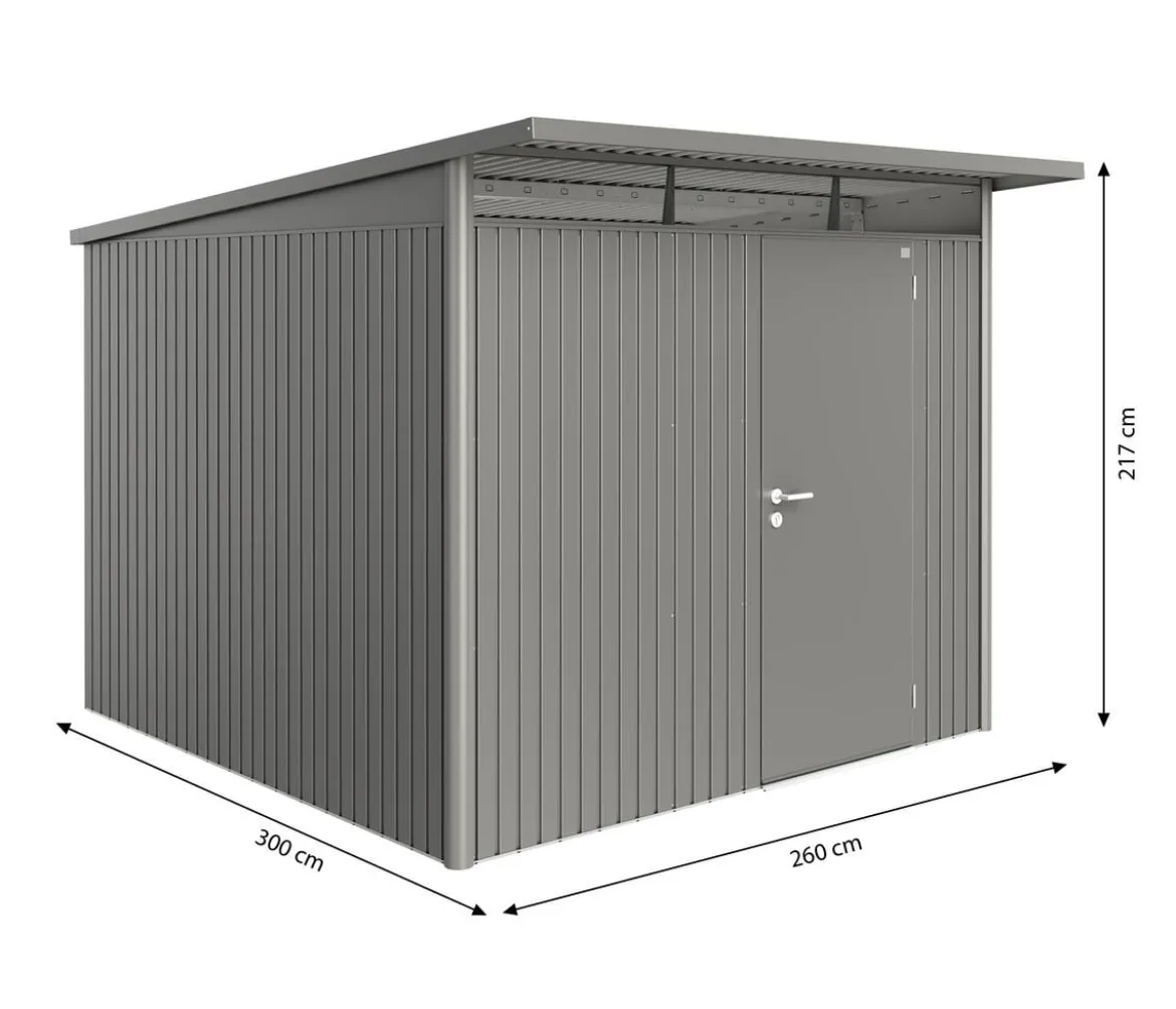 Biohort Gerätehaus AvantGarde® A7, ca. B260/H217/T300 cm