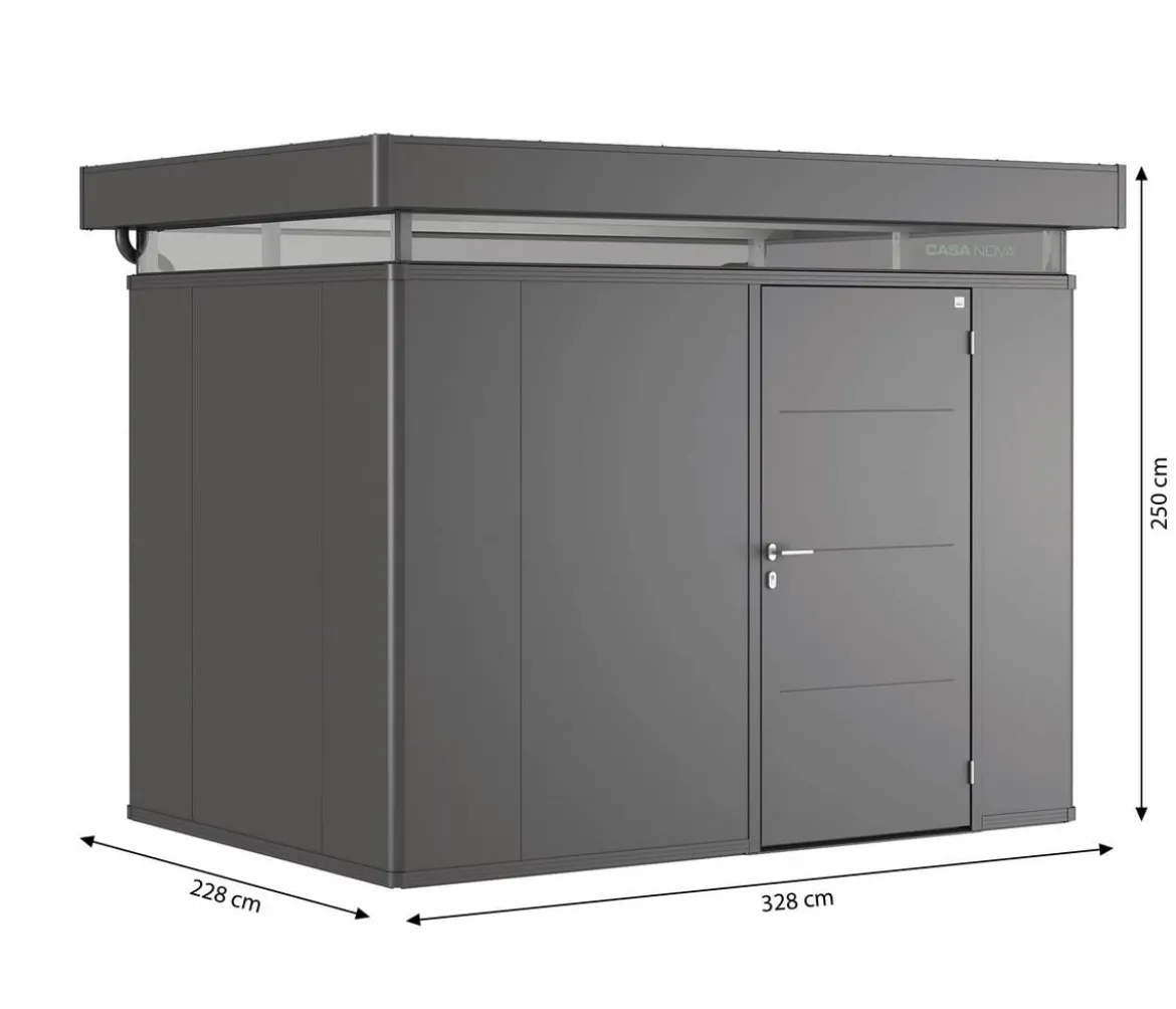 Biohort Gerätehaus CasaNova® 3 x 2, ca. B328/H250/T228 cm