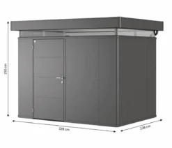 Biohort Gerätehaus CasaNova® 3 x 2, ca. B328/H250/T228 cm