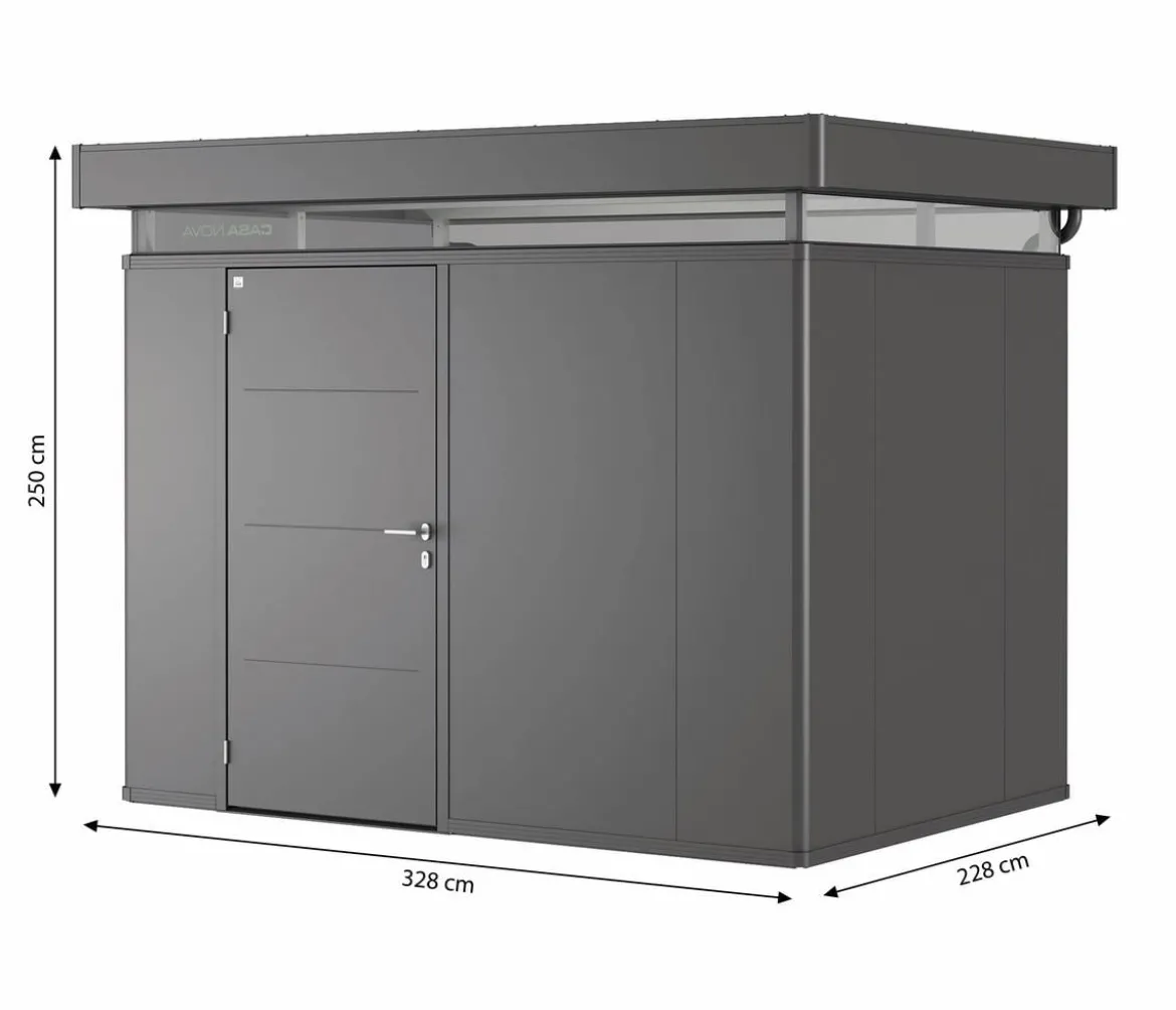 Biohort Gerätehaus CasaNova® 3 x 2, ca. B328/H250/T228 cm