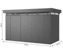Biohort Gerätehaus CasaNova® 4 x 2, ca. B428/H250/T228 cm