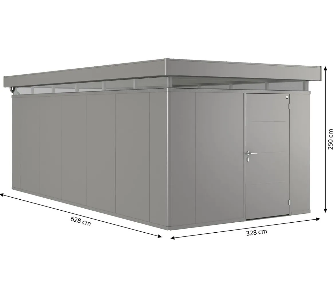Biohort Gerätehaus CasaNova® 3 x 6, ca. B328/H250/T628 cm