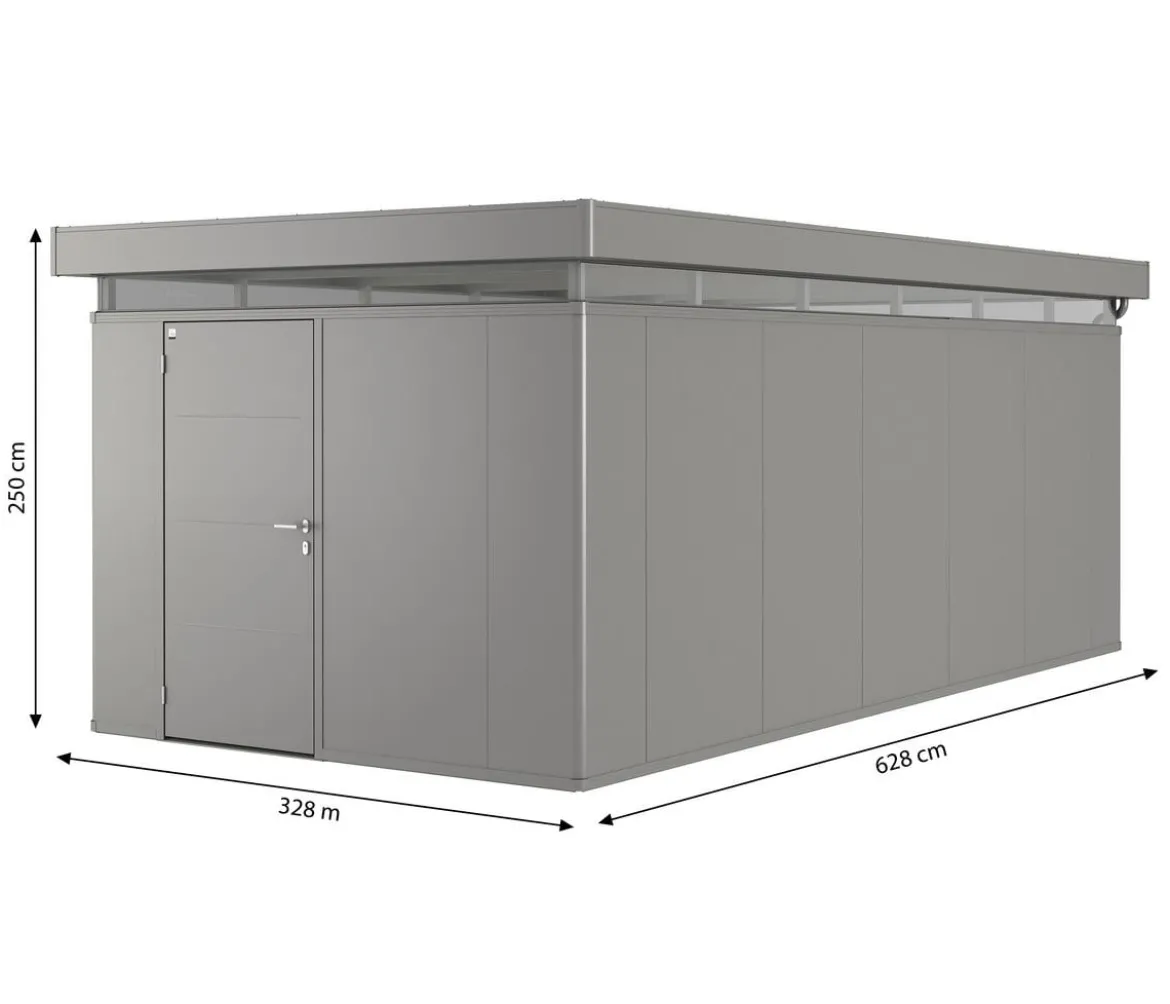Biohort Gerätehaus CasaNova® 3 x 6, ca. B328/H250/T628 cm