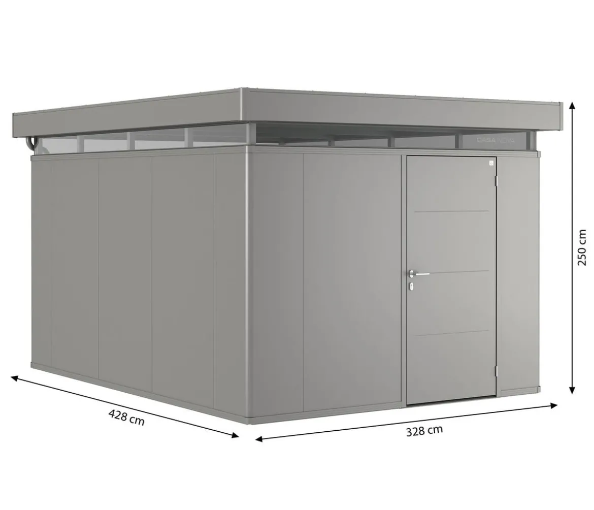 Biohort Gerätehaus CasaNova® 3 x 4, ca. B328/H250/T428 cm