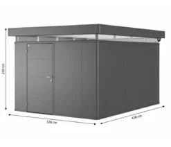 Biohort Gerätehaus CasaNova® 3 x 4, ca. B328/H250/T428 cm