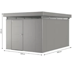 Biohort Gerätehaus CasaNova® 3 x 4, ca. B328/H250/T428 cm
