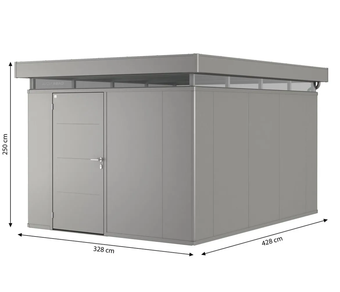 Biohort Gerätehaus CasaNova® 3 x 4, ca. B328/H250/T428 cm