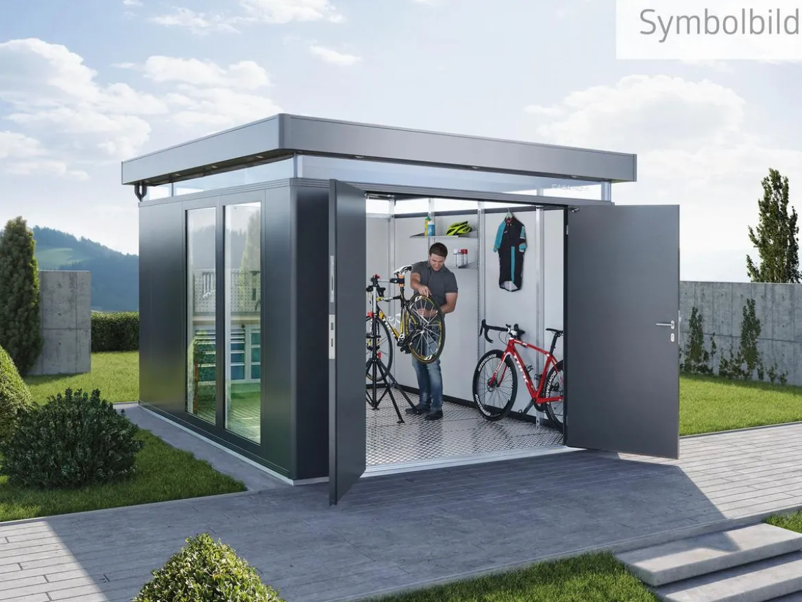 Biohort Gerätehaus CasaNova® 3 x 4, ca. B328/H250/T428 cm