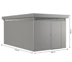 Biohort Gerätehaus CasaNova® 3 x 5, ca. B328/H250/T528 cm