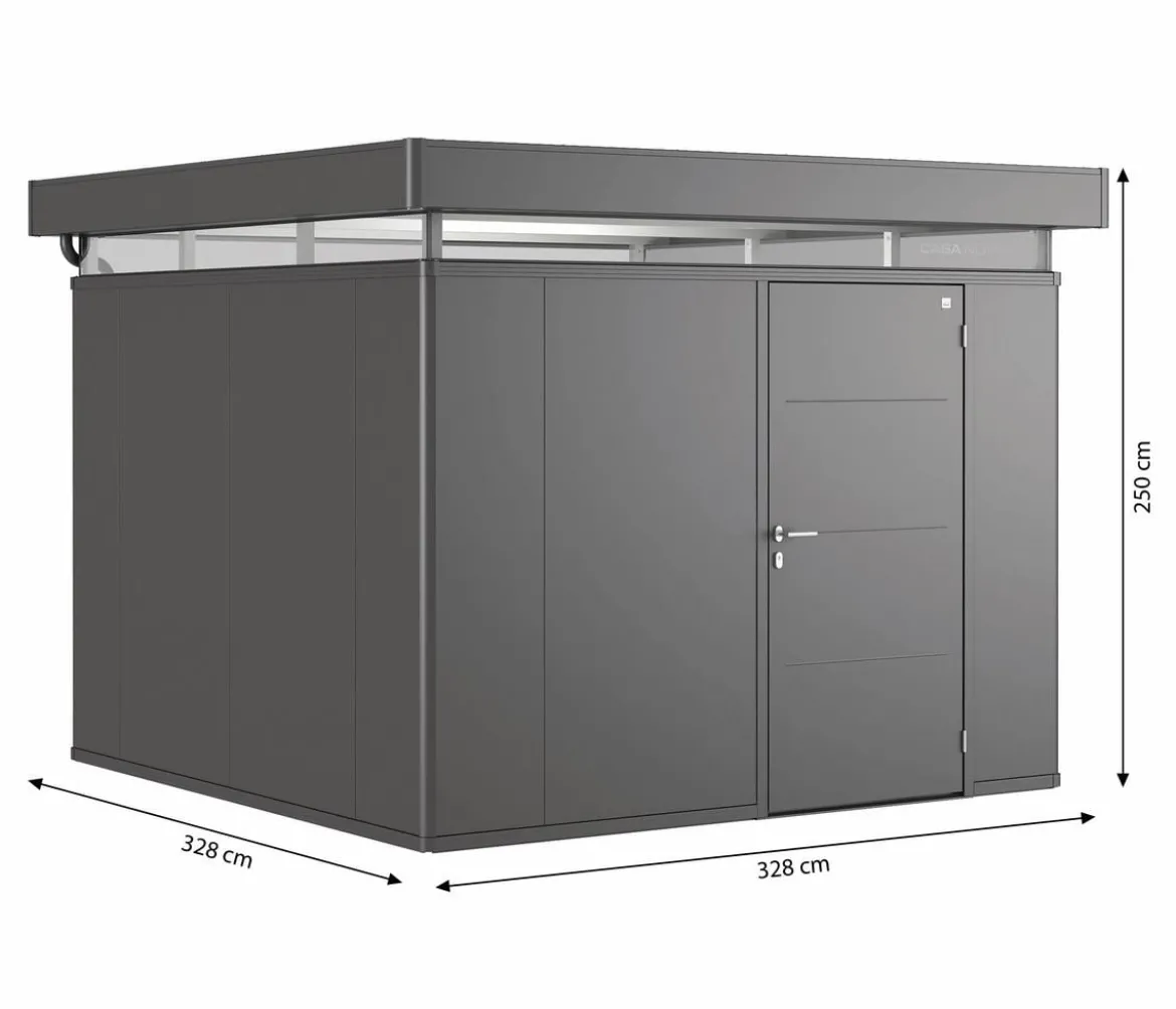 Biohort Gerätehaus CasaNova® 3 x 3, ca. B328/H250/T328 cm