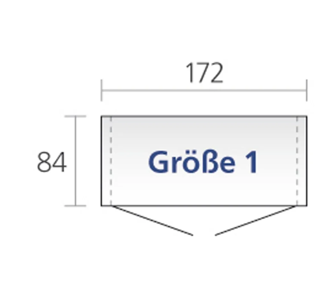 Biohort Gerätehaus Europa 1, ca. B172 /H196/T84 cm