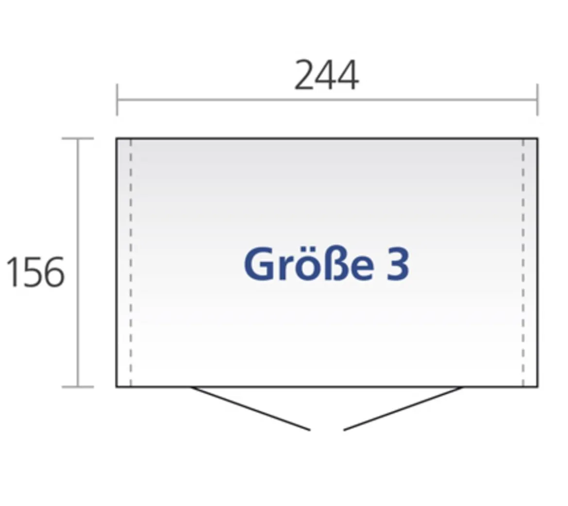 Biohort Gerätehaus Europa 3, ca. B244/H203/T156 cm