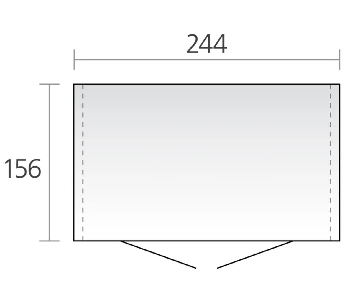 Biohort Gerätehaus Europa 3, ca. B244/H203/T156 cm