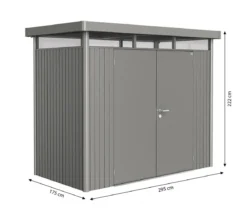 Biohort Gerätehaus HighLine H1, ca. B275/H222/T155 cm