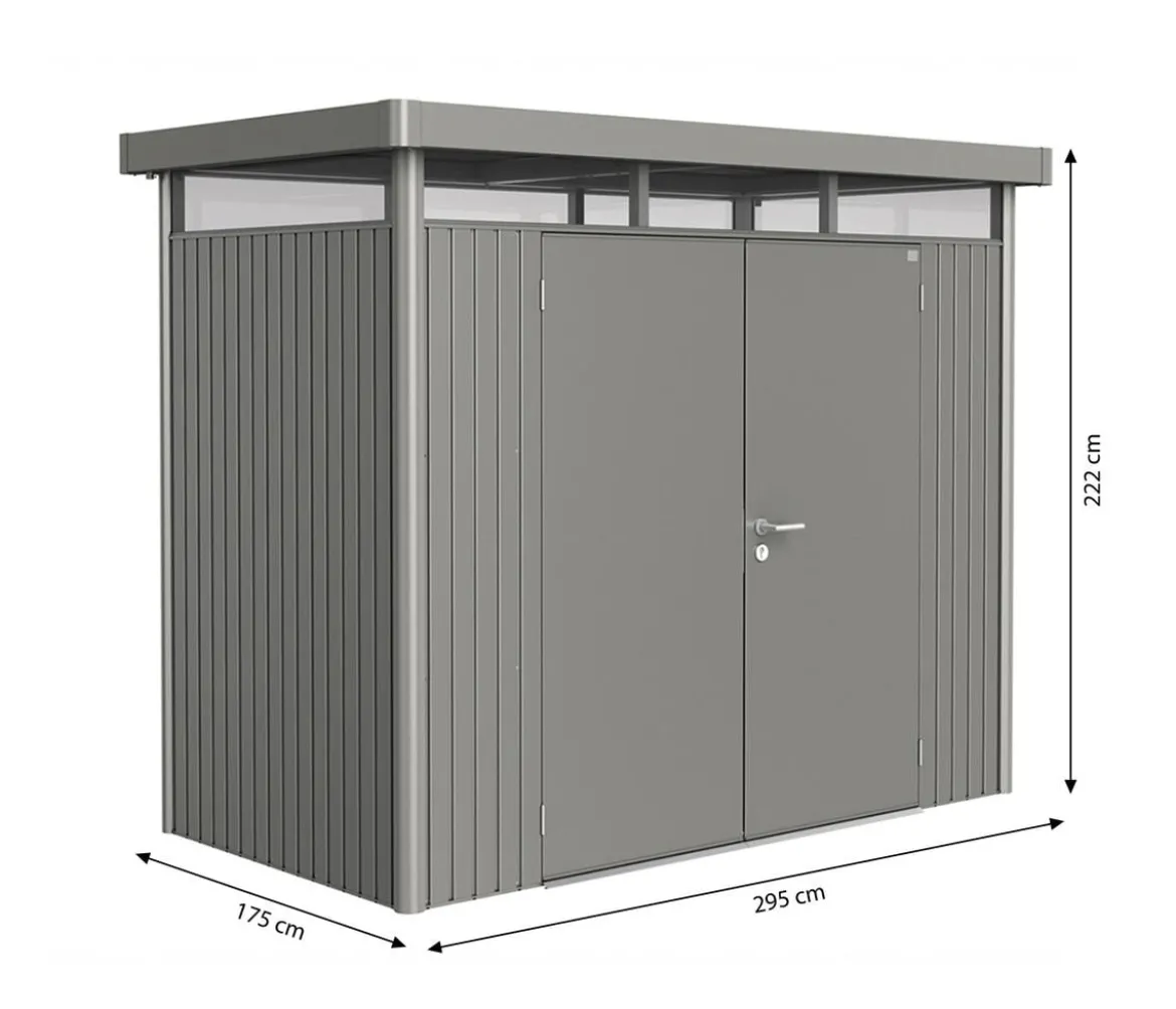 Biohort Gerätehaus HighLine H1, ca. B275/H222/T155 cm