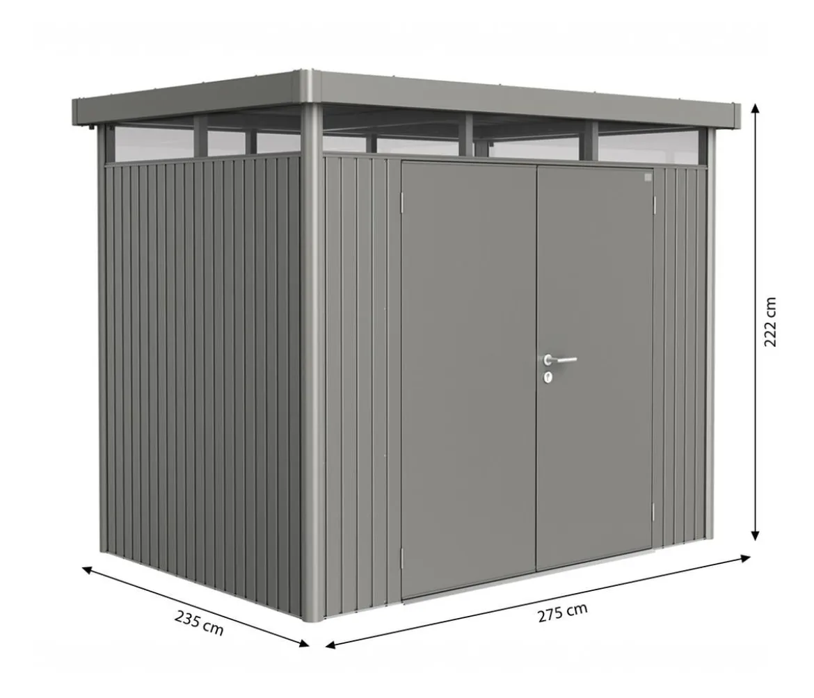 Biohort Gerätehaus HighLine H3, ca. B275/H222/T235 cm