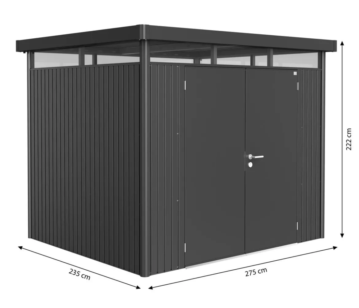 Biohort Gerätehaus HighLine H3, ca. B275/H222/T235 cm