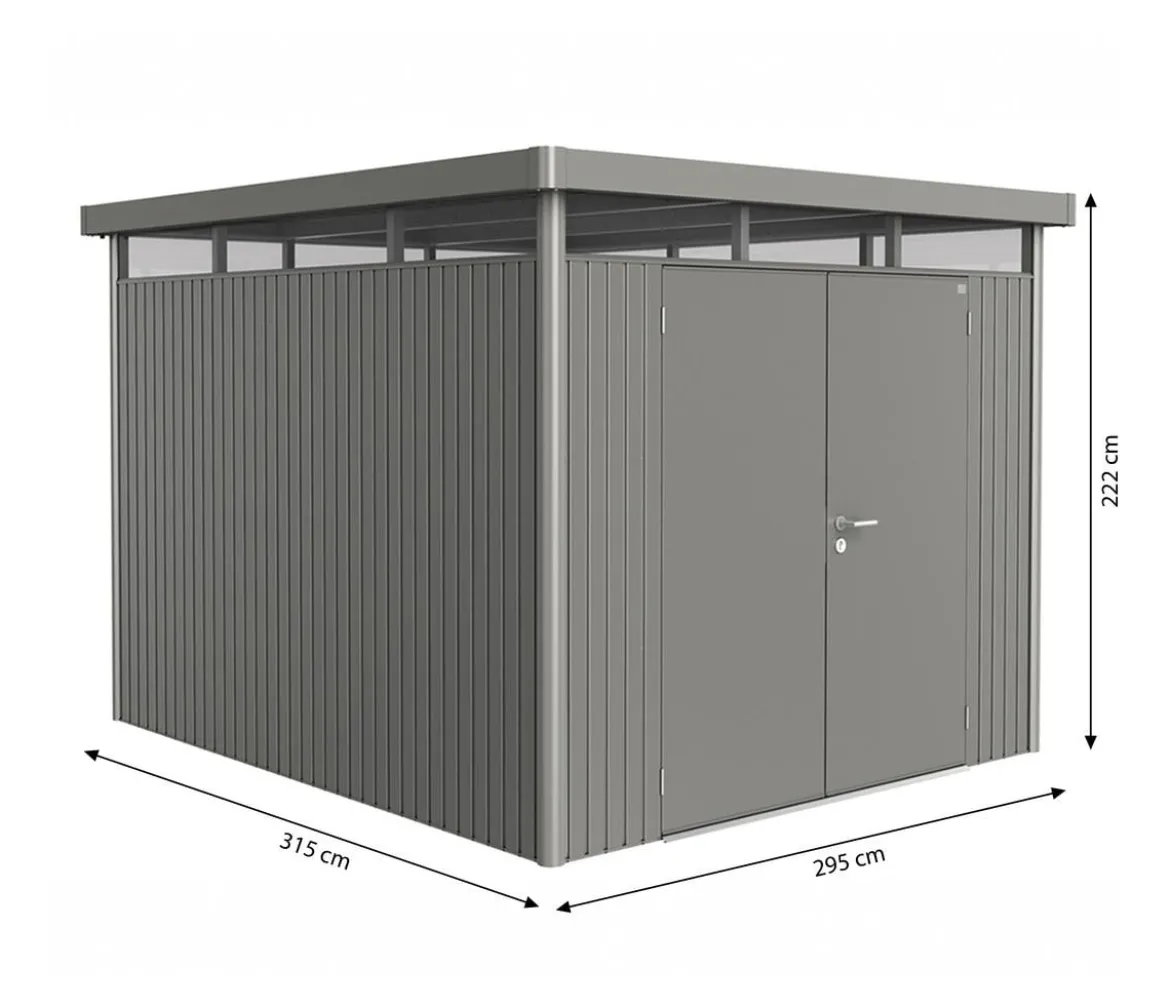 Biohort Gerätehaus HighLine H5, ca. B275/H222/T315 cm