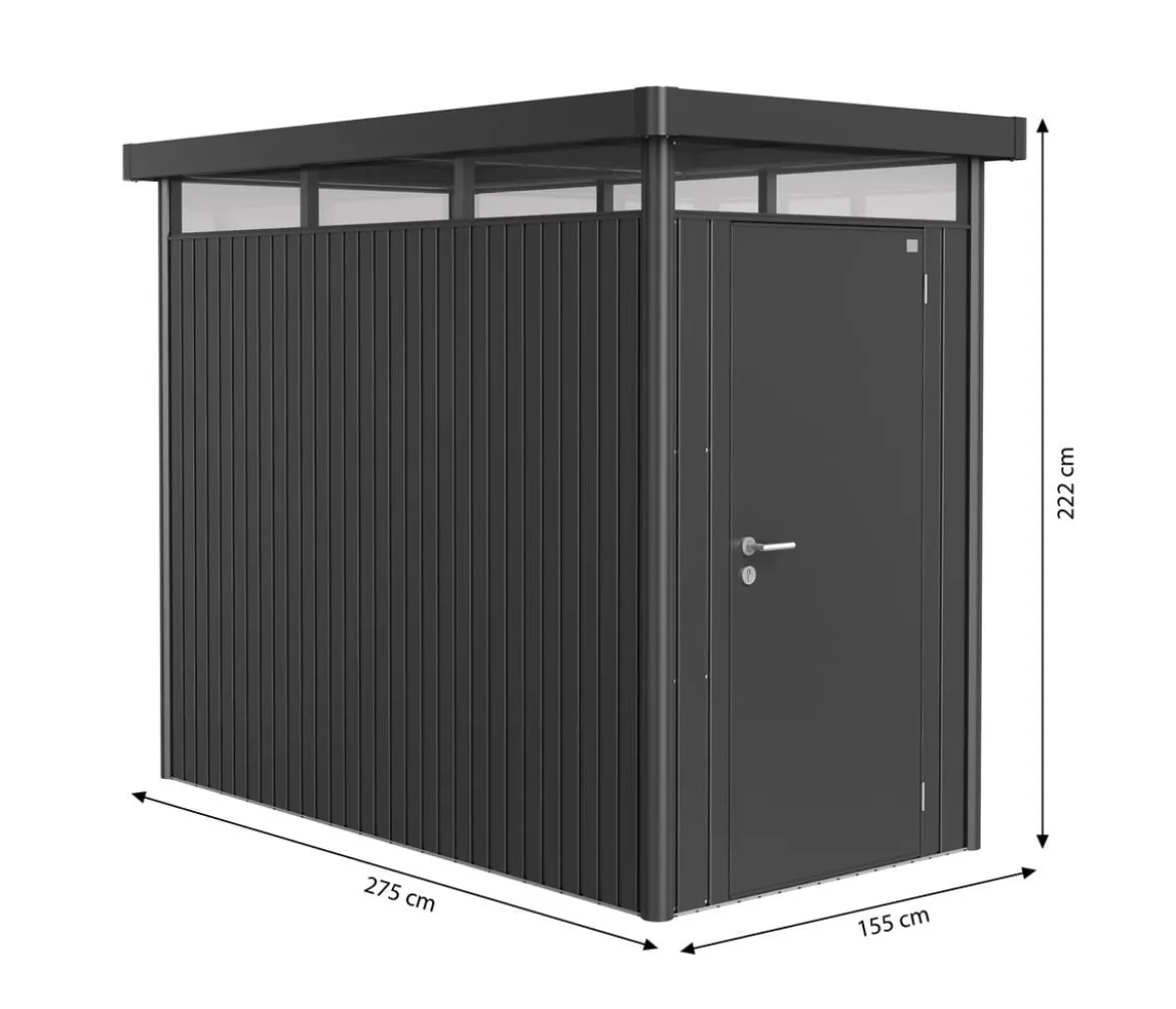 Biohort Gerätehaus HighLine HS, ca. B155/H222/T275 cm