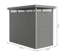 Biohort Gerätehaus HighLine HS, ca. B155/H222/T275 cm