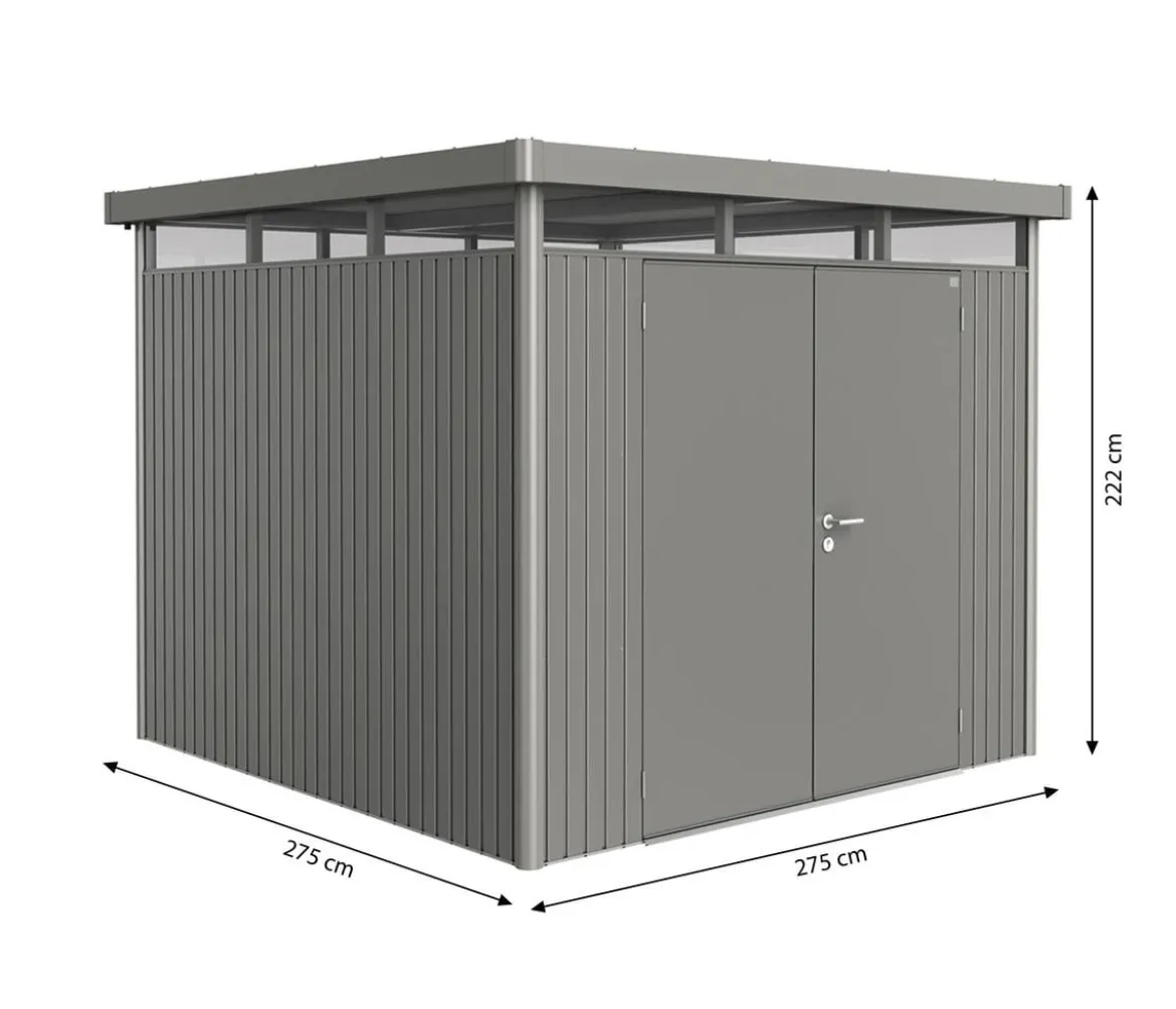 Biohort Gerätehaus HighLine H4, ca. B275/H222/T275 cm