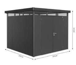 Biohort Gerätehaus HighLine H4, ca. B275/H222/T275 cm