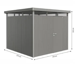 Biohort Gerätehaus HighLine H4, ca. B275/H222/T275 cm