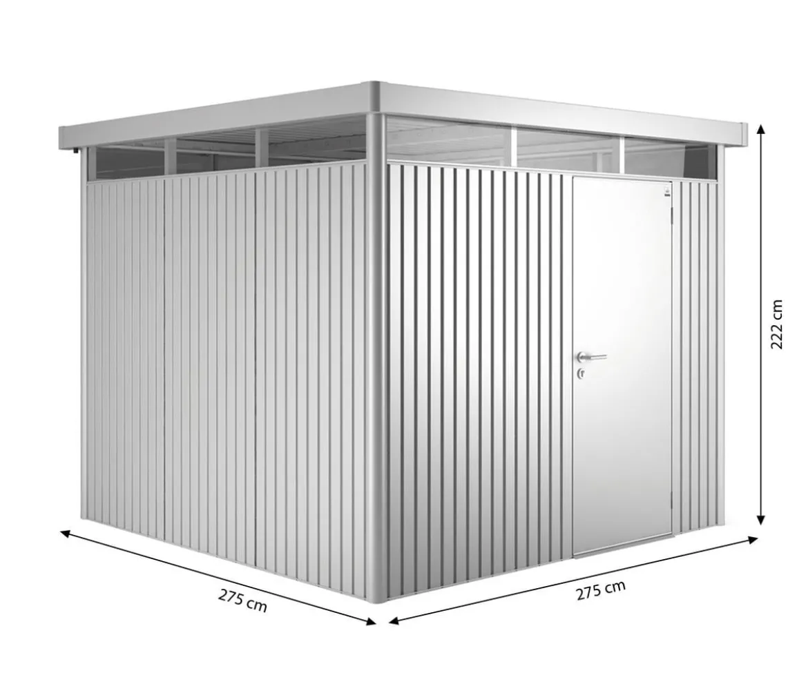 Biohort Gerätehaus HighLine H4, ca. B275/H222/T275 cm