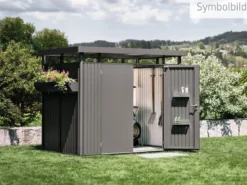 Biohort Gerätehaus HighLine H4, ca. B275/H222/T275 cm
