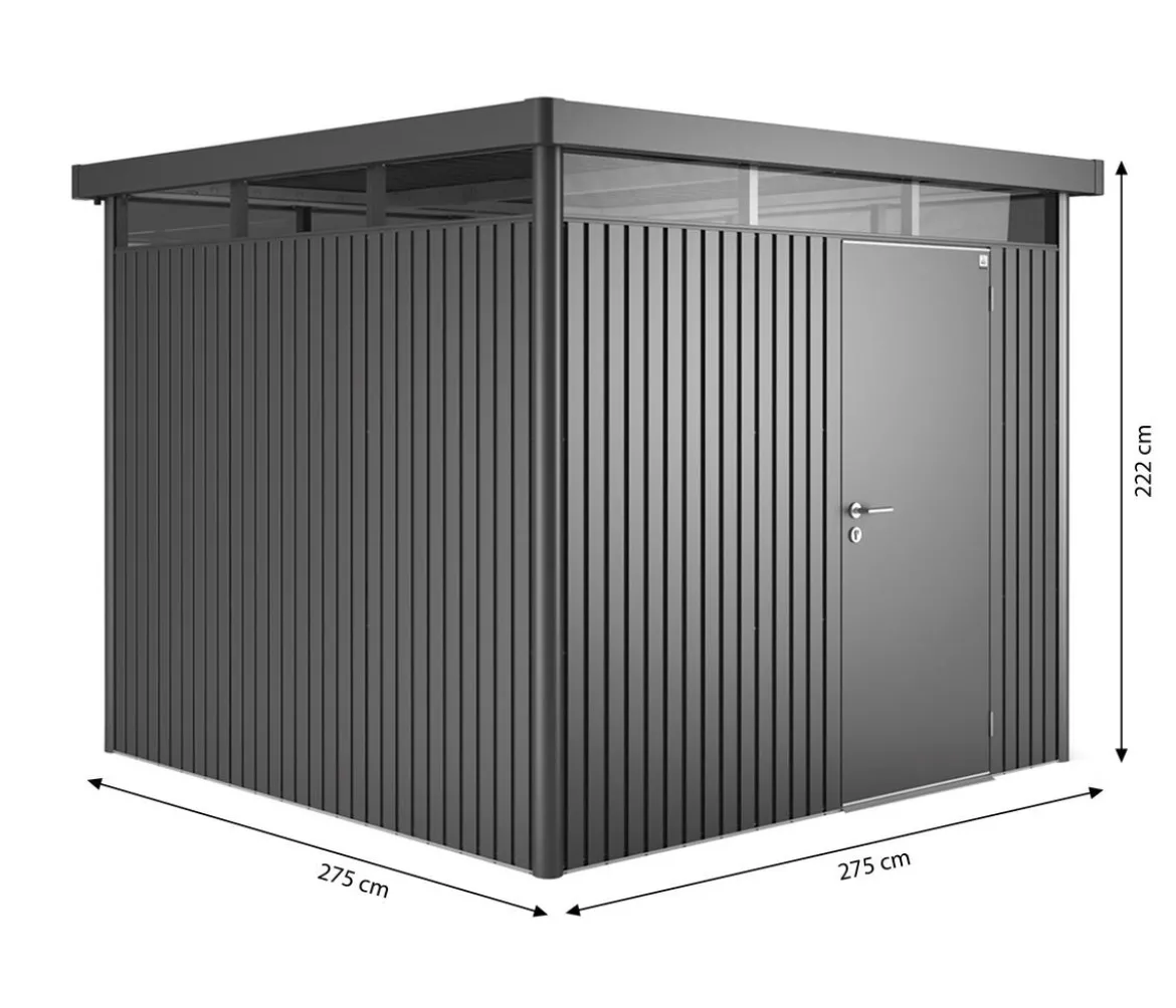 Biohort Gerätehaus HighLine H4, ca. B275/H222/T275 cm