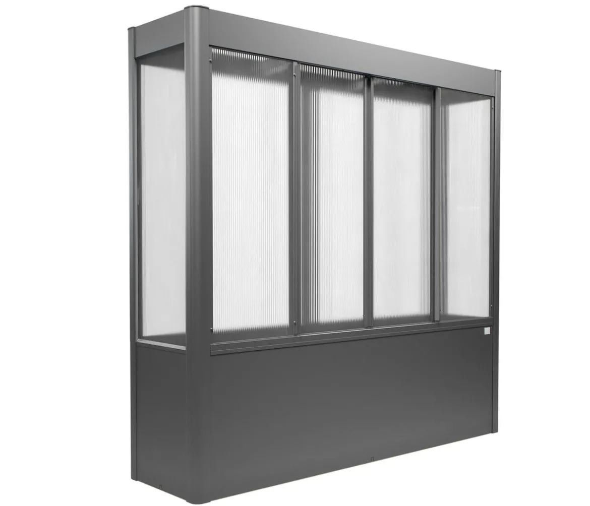 Biohort Gewächshaus Florentina 2 x 0,5 MIDI, ca. B201,6/H197/T54,8 cm