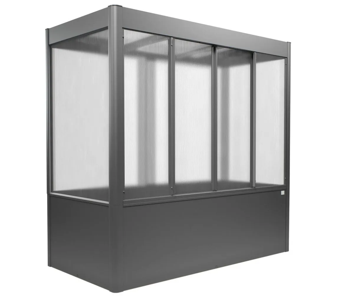Biohort Gewächshaus Florentina 2 x 1 MIDI, ca. B201,6/H197/T104 cm